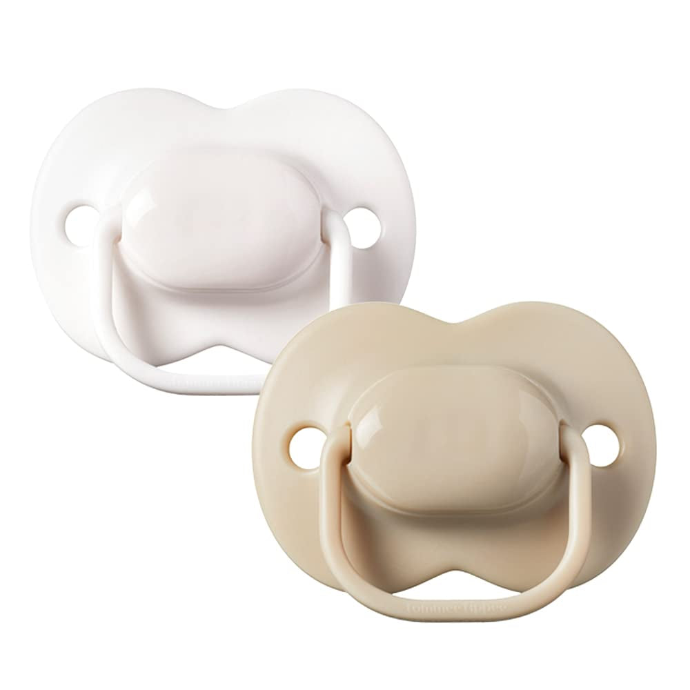 Tommee Tippee Sucettes en latex cerise 0-6 mois paquet de 2 sucettes en latex 100 % naturel