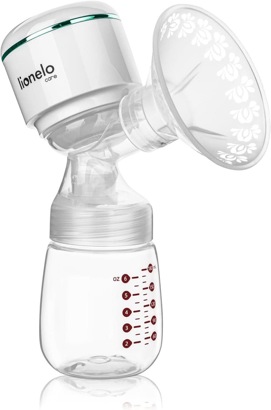 LIONELO Tire-lait maternel électrique LIONELO Fidi plus 180 ml, tire-lait portable à économie d'énergie, 9 niveaux de massage, durée de fonctionnement 150 min Accessoires Alimentation et Allaitement Bebe Naty Shop