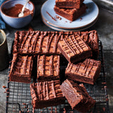 Mix Für Fudge Brownie : Einfach Zu Berübenender, Extrem Fudgy Brownie Mit Richem Schokoladengeschmack, Halal. 500 G. Mélange pour la pâtisserie et la cuisine Naty Shop