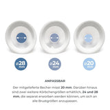 Ensemble de pompe double Nuvita Efficient pour Materno Smart X - 1287KDX | Ensemble complet d'accessoires, biberon anti-colique approuvé par Aio Accesorii Hrana si Alattare Bebe Naty Shop