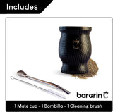 Mate Tea Set - Mate Mug - Mate et Bombilla Set - Tasses à thé - Double Wall Design Mate Mug - Yerba Mate Mug Set