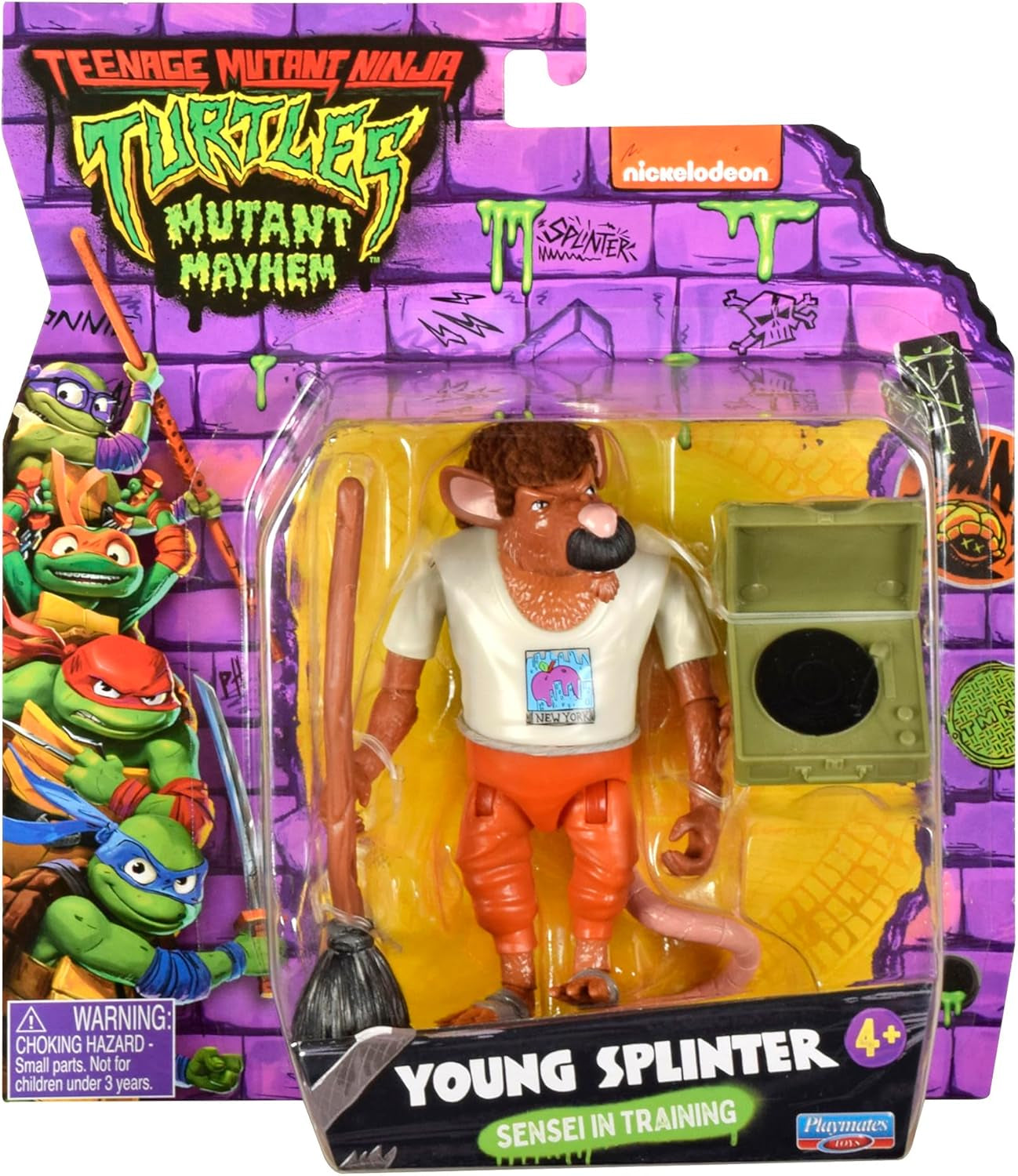 TEENAGE MUTANT NINJA Turtles - Figurines d'action Ray Fillet Naty Shop Figurine de base Splinter