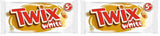 Barres de chocolat blanc Twix ; caramel, biscuits, chocolat blanc ; plusieurs paquets de chocolats ; 5 barres (5 x 46 g)