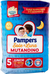 PAMPERS Sole & Luna Junior Housse de protection en néoprène, 14 pièces Naty Shop