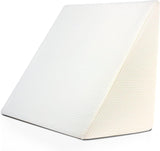 Oreiller compensé pour lit et canapé - Idéal comme oreiller de lecture, pour le dos du lit ou pour surélever les jambes - Mousse indéformable - Housse lavable