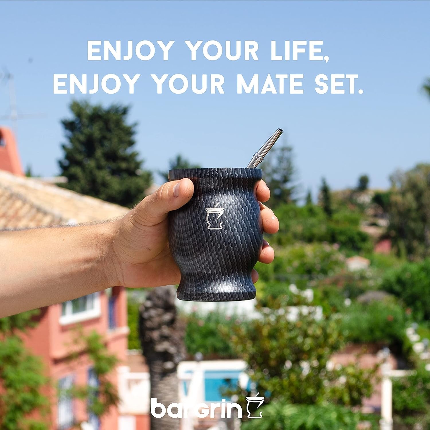 Mate Tea Set - Mate Mug - Mate et Bombilla Set - Tasses à thé - Double Wall Design Mate Mug - Yerba Mate Mug Set