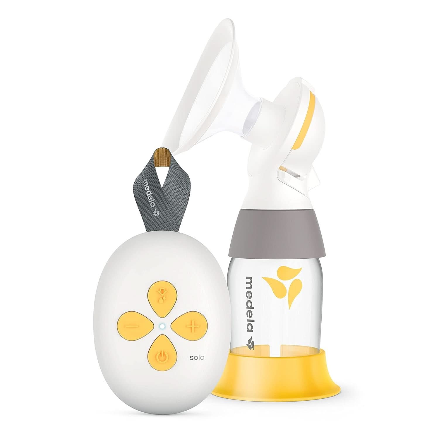 Tire-lait électrique Medela Solo, avec entonnoir Personalfit Flex et technologie d'extraction en 2 phases Accessoires Alimentation et Allaitement Bebe Naty Shop