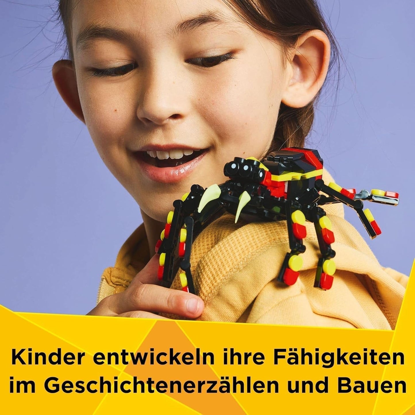 LEGO Creator 3In1 Animaux sauvages : Araignée surprise - jouet à transformer en scorpion ou serpent - jeu de construction avec 3 modèles - cadeau pour garçons et filles à partir de 7 ans 31159 Jeux de construction Besuche den LEGO-Store