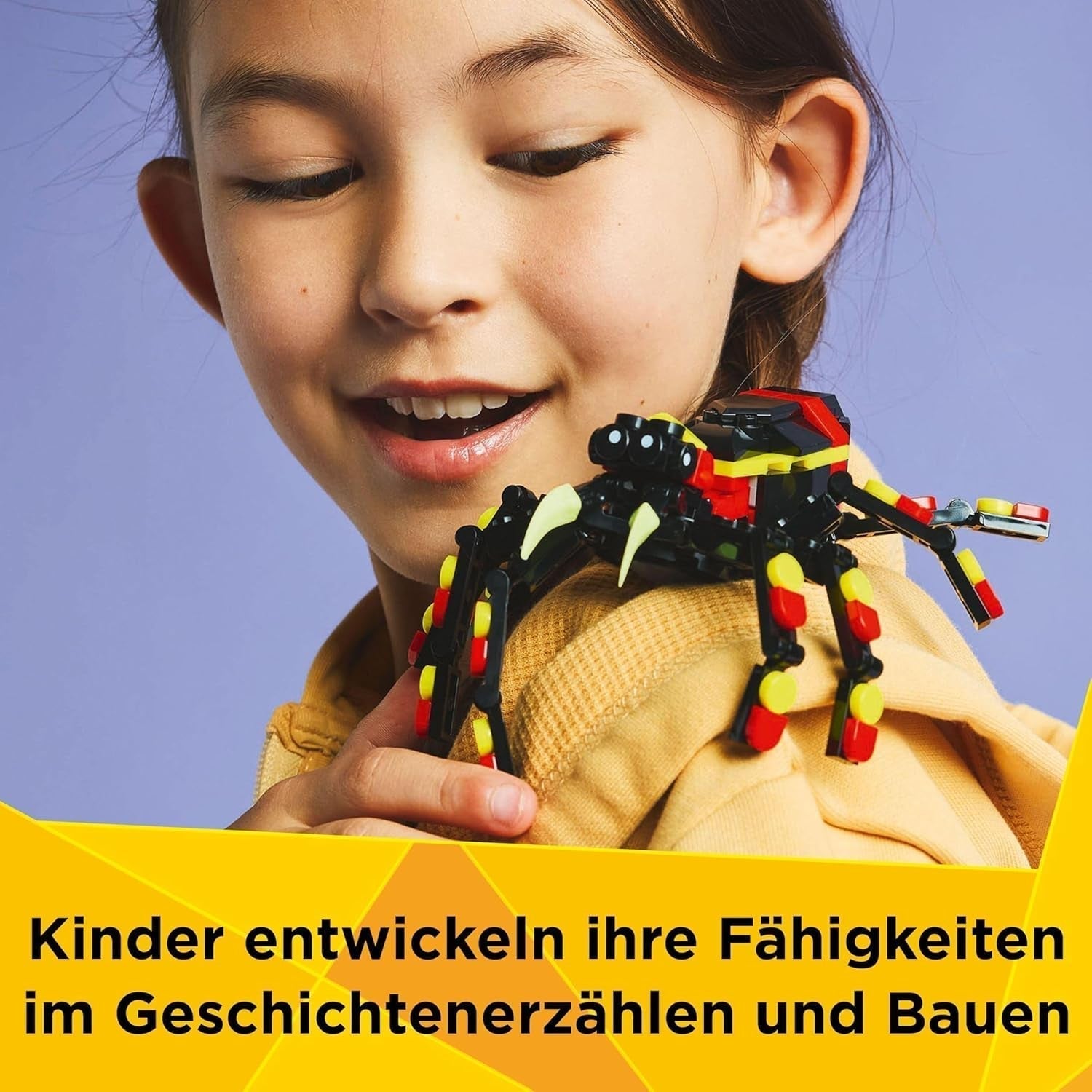 LEGO Creator 3In1 Animaux sauvages : Araignée surprise - jouet à transformer en scorpion ou serpent - jeu de construction avec 3 modèles - cadeau pour garçons et filles à partir de 7 ans 31159 Jeux de construction Besuche den LEGO-Store