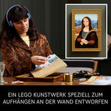 LEGO Art Mona Lisa, ensemble adulte, peinture de Léonard de Vinci à suspendre, activité créative pour hommes et femmes, cadeau pour les amateurs d'art, art de la Renaissance italienne 31213 Ensembles de construction Besuche den LEGO-Store