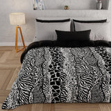 PETTI Artigiani Italiani - Couette d'hiver, Couette d'hiver, Couette simple, Double face, Impression monochrome et numérique, microfibre 100% hypoallergénique, Fabriqué en Italie