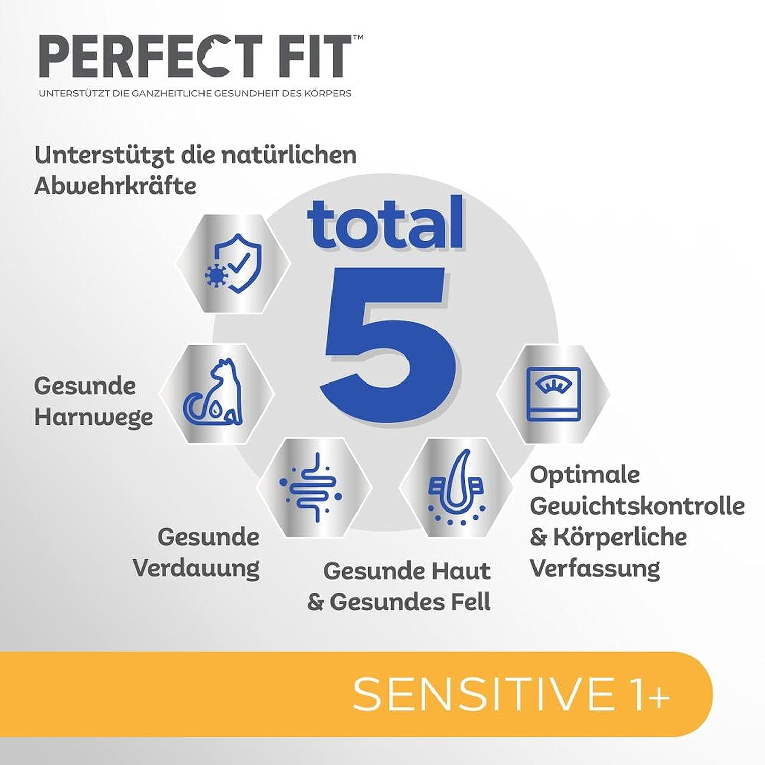 Nourriture humide pour chats Perfect Fit Sensitive 1+ au poulet en sauce, 12 sachets, 12 x 85g - Nourriture humide premium pour chats sensibles à partir de 1 an, sans blé ni soja, pour favoriser la digestion