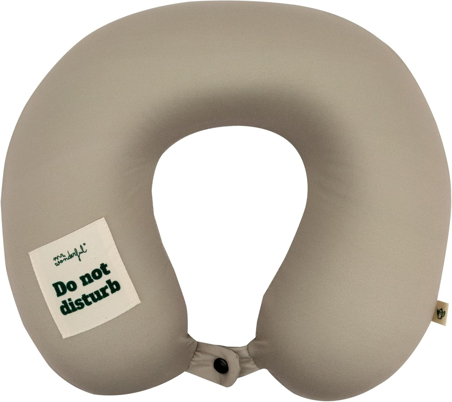 Mr Wonderful - Oreiller de voyage - Ne pas déranger - Oreiller de voyage à boutons sur le devant pour un réglage en cours d'utilisation Oreillers de voyage Naty Shop Titre par défaut