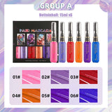 Teinture capillaire instantanée 6 couleurs Mascara capillaire temporaire pour filles et femmes Craie capillaire lavable Mascara capillaire arc-en-ciel Teinture capillaire pour carnaval Halloween Cosplay fête anniversaire (A) Naty Shop Coloration capillaire