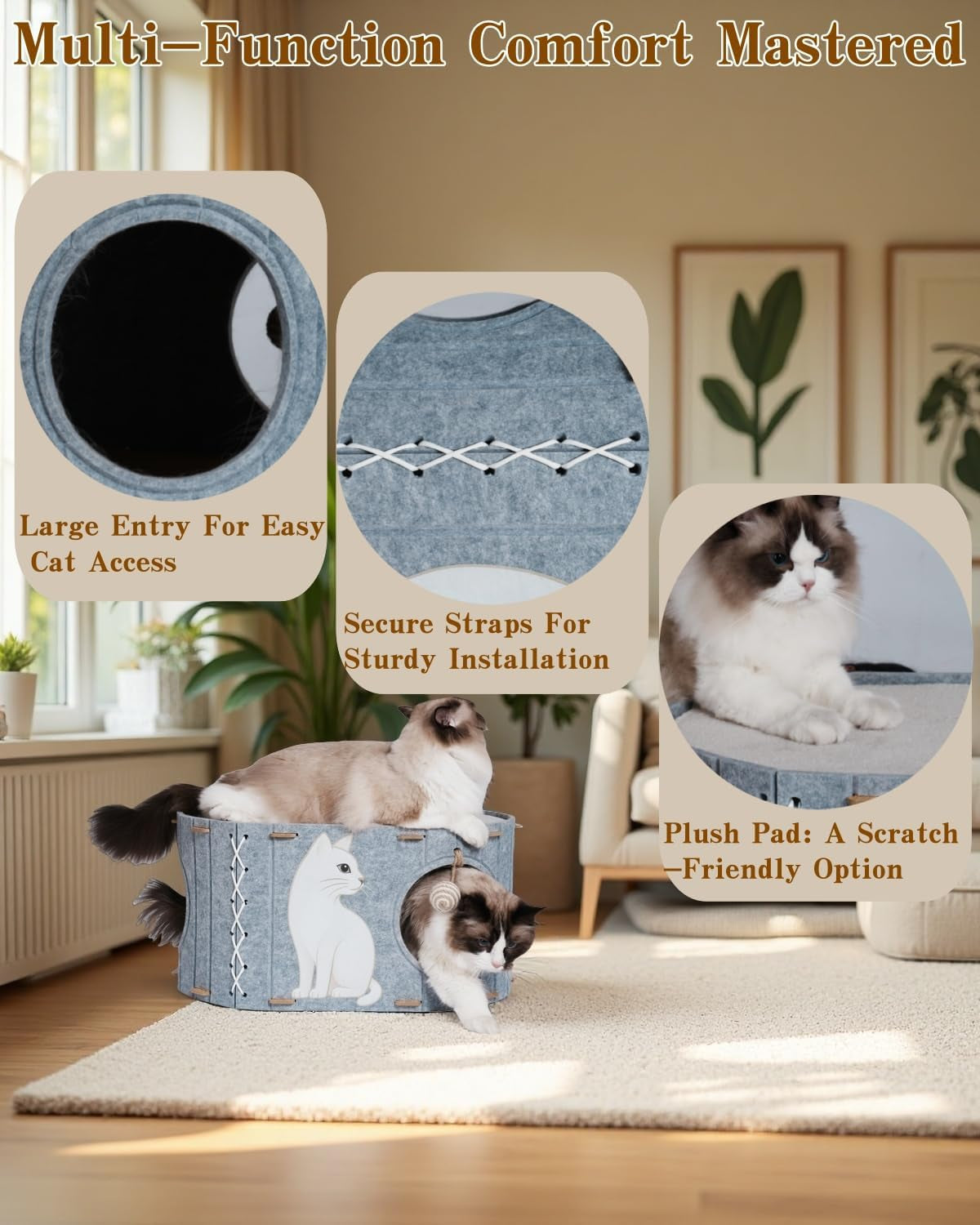 Couvertures et meubles, Animaux, Grottes et maisons, Chats, Lits pour chats, Chats - lits, matelas