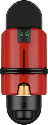 Krups Nespresso Inissia Machine à Expresso - Machine à Expresso Compacte pour Capsules de Café, Pression 19 Bars, Chauffage Rapide en 25 Secondes, Fonction Économie d'énergie, Réservoir d'eau 0,7 L, Rouge, Modèle YY5506FD