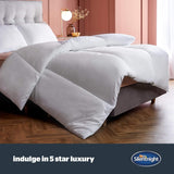 Couette Silentnight Hotel Collection pour lit double, 13,5 TOG, blanc, microfibre, blanc, lit simple 135 X 200Cm Couettes et couettes Naty Shop
