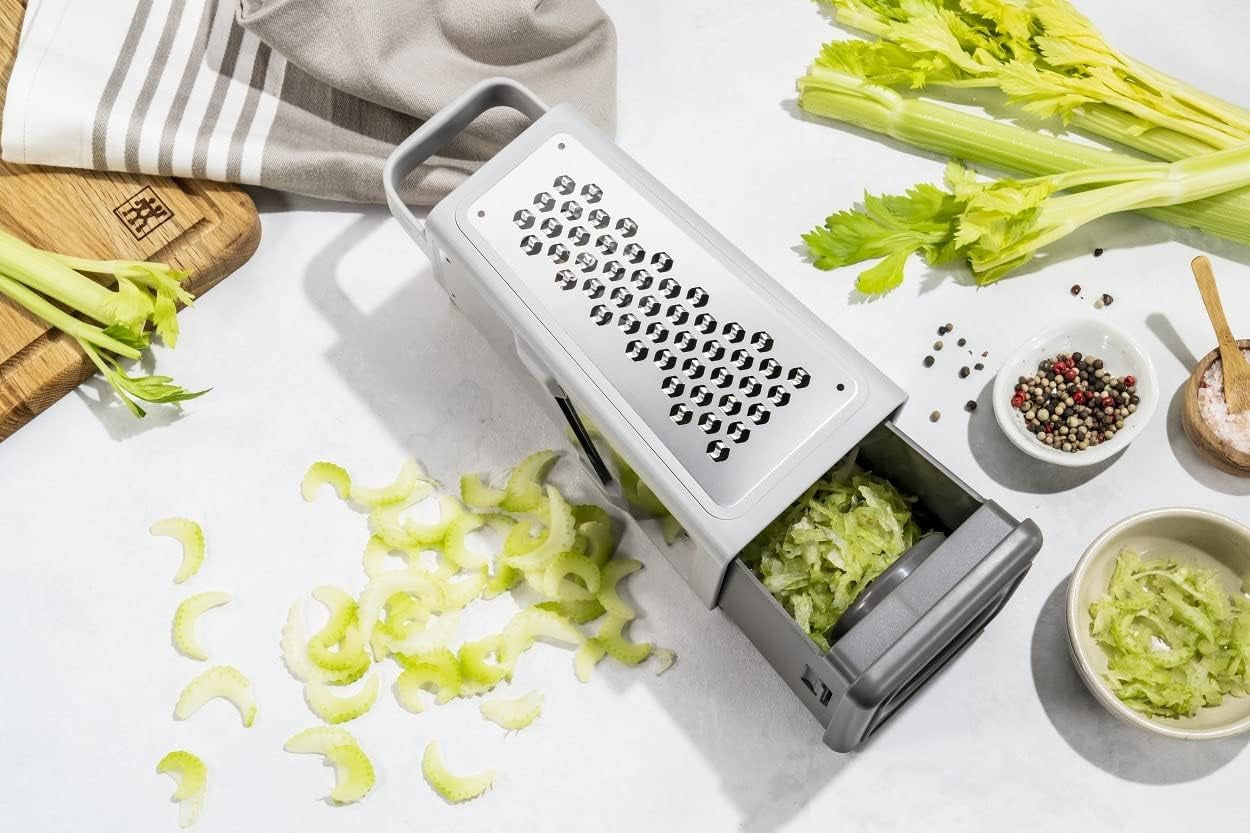 ZWILLING Râpe carrée Z-Cut, multifonctionnelle, lame inox Eplucheur Naty Shop