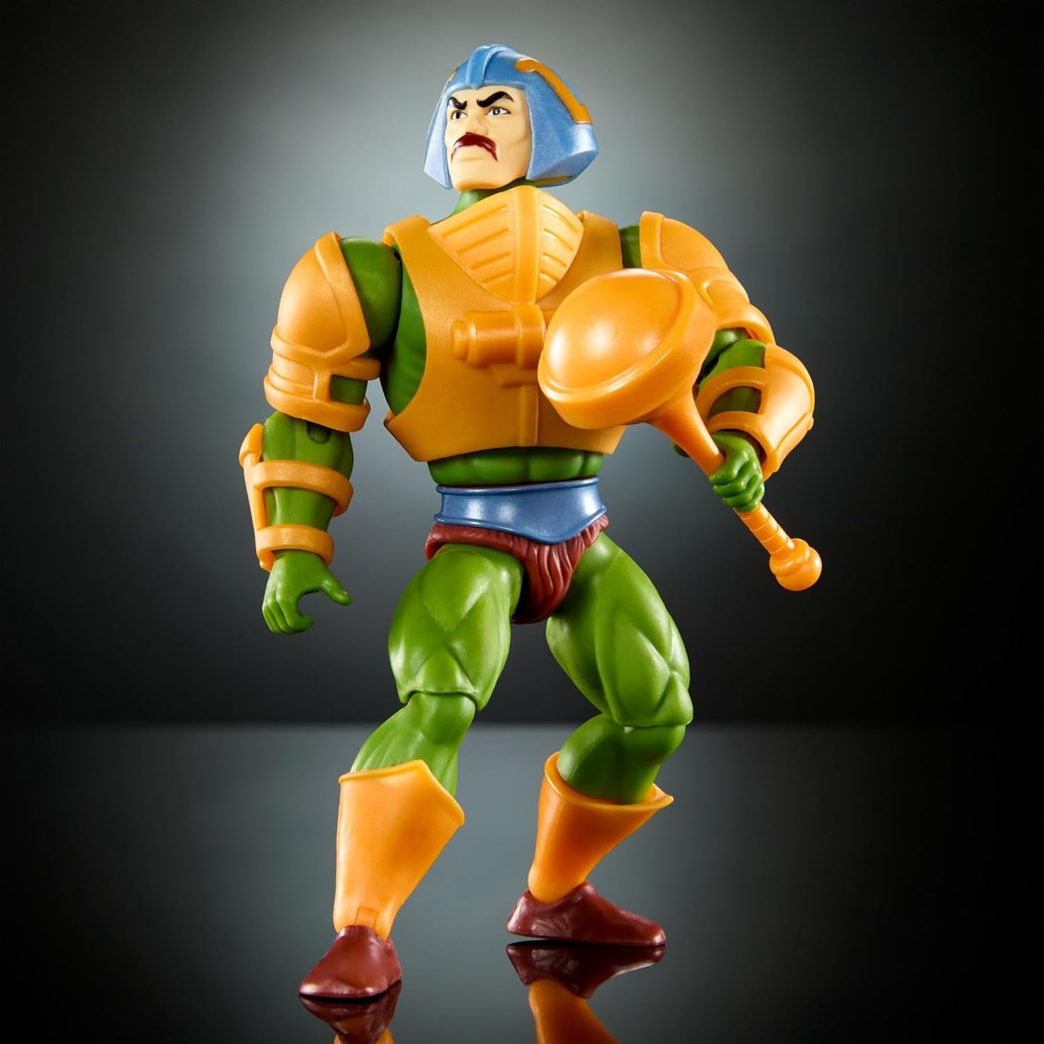 Jouet Masters of the Universe Origins, figurine d'action Duncan Man-At-Arms de la collection Cartoon, hauteur env. 14 cm, héros avec armure amovible et accessoires, figurines HYD25 Naty Shop