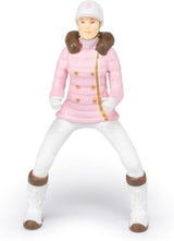 PAPO - Figurine Cheval - Rider Fashion Winter, passion de l'équitation, jouet pour enfants à partir de 3 ans. Figurines Naty Shop