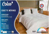 Couette 240 X 220 Cm | Coton biologique et laine mérinos | Chaud Lavable en machine à 30 °C Couettes et couettes Naty Shop