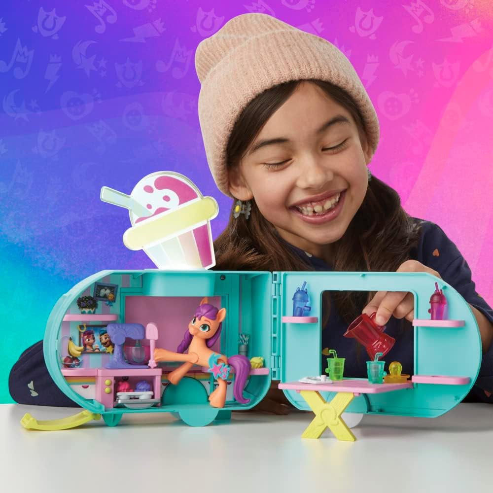 Mon petit poney, camion à smoothies Sunny Starscout, sabot de Heart Pony