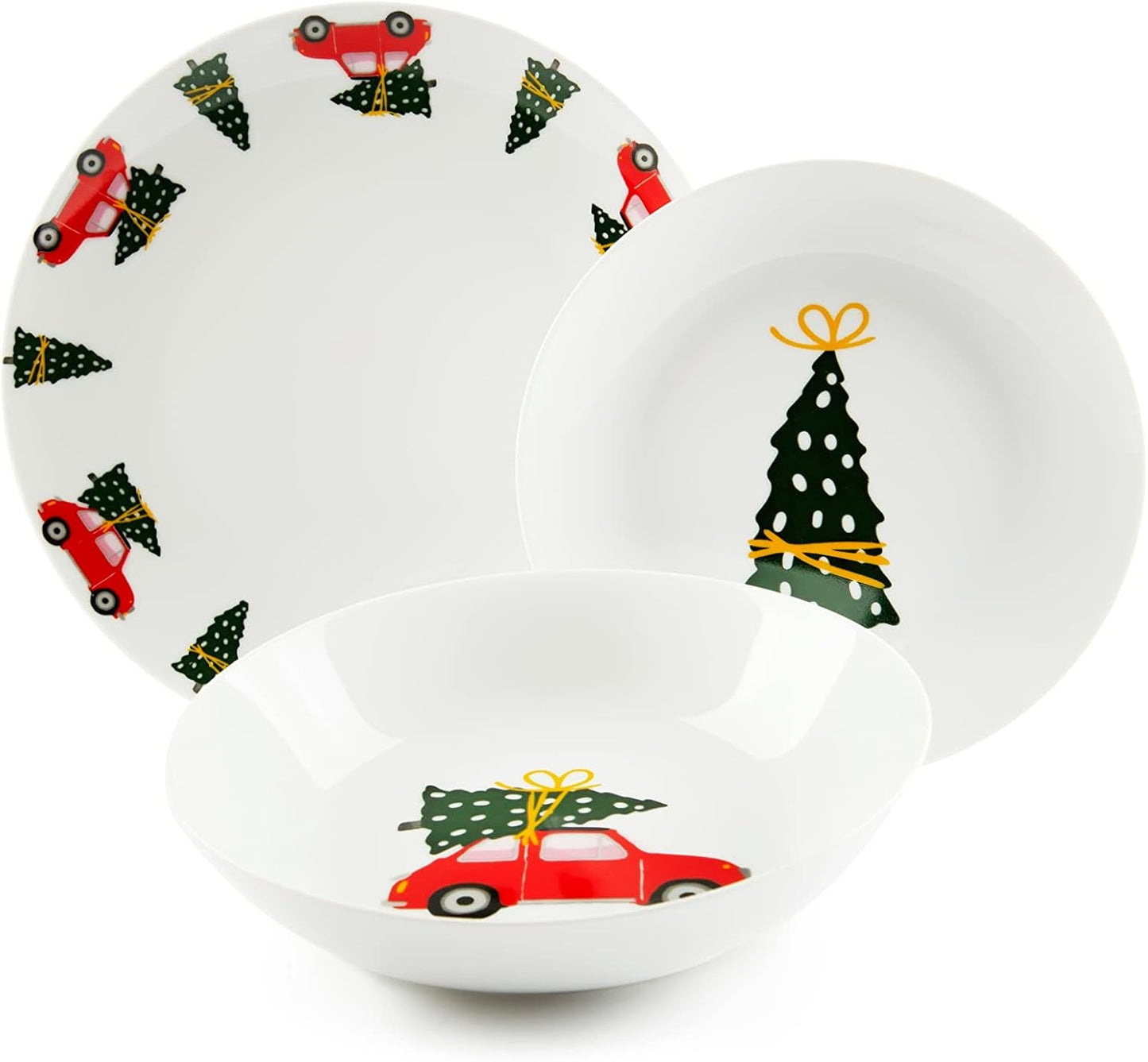 Excelsa Prêt pour Noël Tellerservice, 18 pièces