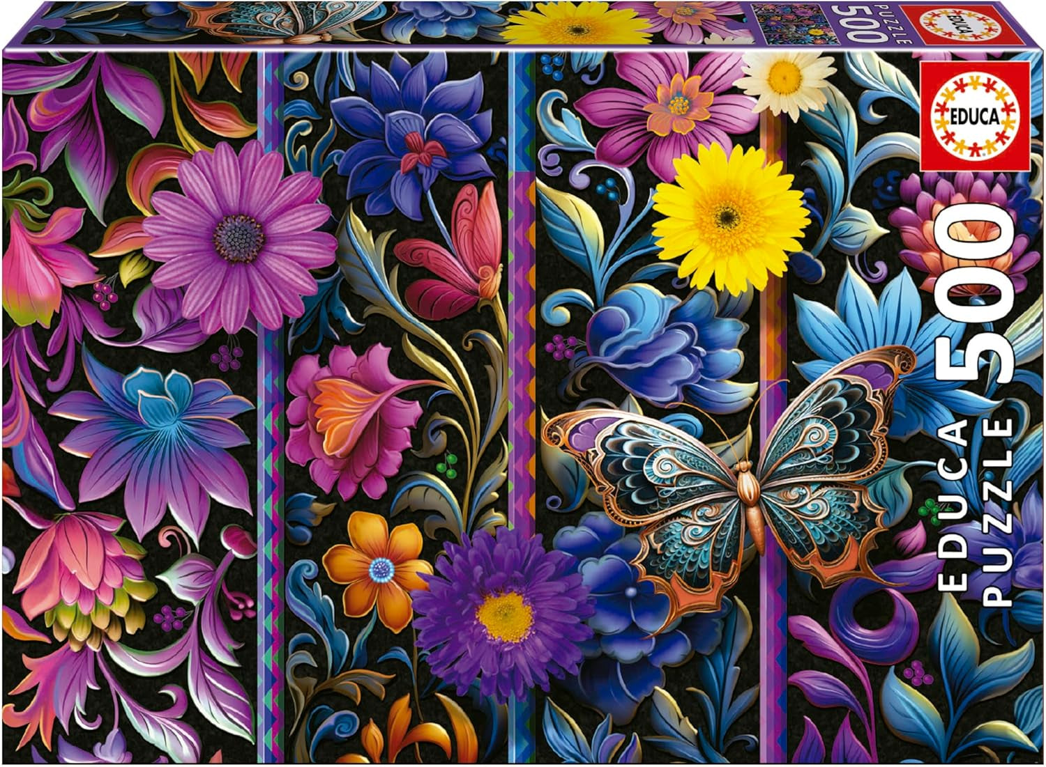 Educa - Puzzle de 500 pièces pour adultes | Bada Bloom. Dimensions : 48 X 34 cm. Comprend de la colle pour puzzle Fixpuzzle. Depuis 11 ans (19909) Puzzle Naty Shop Titre par défaut