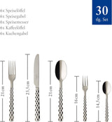 Villeroy & Boch - Ménagère Boston 30 pièces, 6 personnes Cuisine Naty Shop