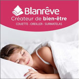 Couette Sérénité - Traitement anti-acariens - Trempé 300 G/M² - 240 X 220 Cm - Pour lit double - Lavable en machine, blanc Couettes et couettes Naty Shop