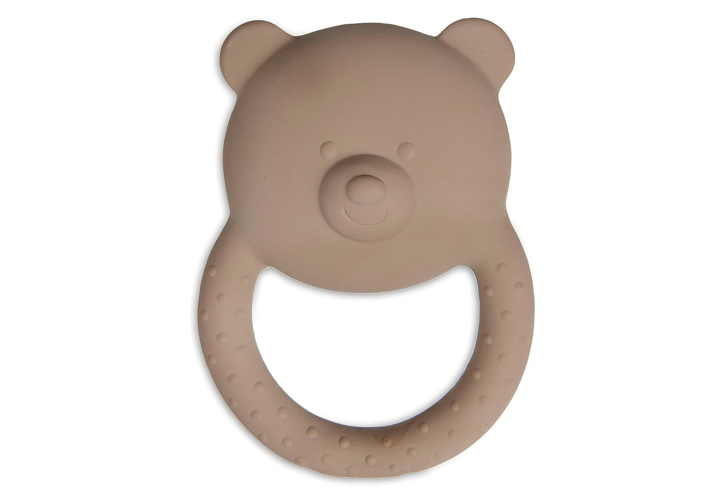 Jollein 101-001-67008 Anneau de dentition en caoutchouc naturel Ours en peluche Biscuit