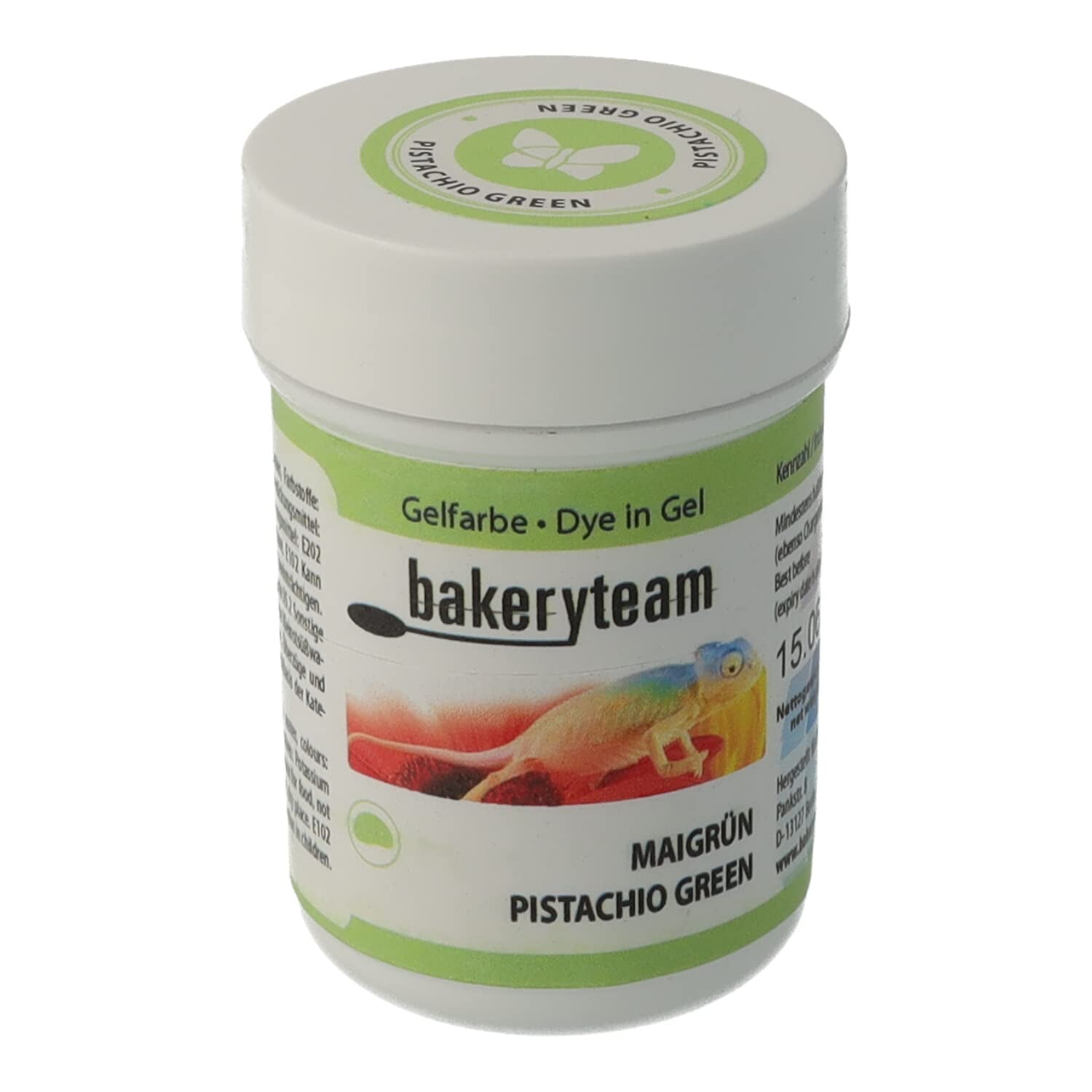 Gel colorant alimentaire Bakeryteam pour glaçage, jaune clair, 35 g