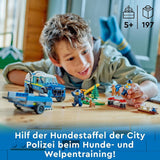 LEGO 60369 City Mobile Police Dog Training, voiture de police jouet avec remorque, figurines de chien et de chiot, ensemble d'animaux pour enfants à partir de 5 ans Besuche den LEGO-Store
