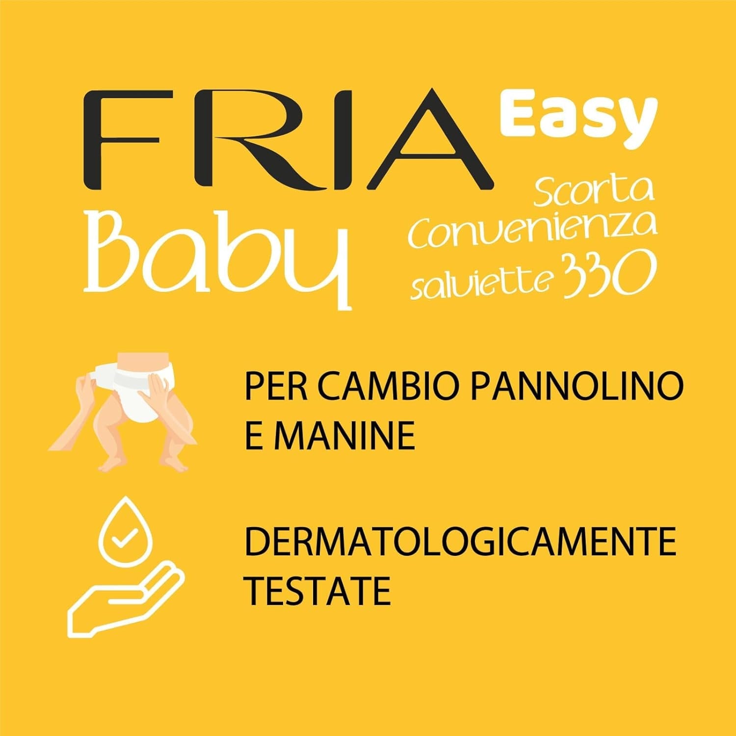 Lingettes humides Easy Baby avec hydratant pour la peau à l'aloe vera et à l'extrait de miel, testées dermatologiquement, paquet de 330 lingettes
