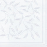 Papstar, 50 serviettes "Collection ROYAL" pli 1/4 40 Cm X 40 Cm Blanc "Nouvelle Méditerranée", #11652