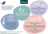 Kneipp Aroma, mousse de soin pour le bain Happy Time Out - aux huiles naturelles de coquelicot rouge et de chanvre, 400 ml Naty Shop