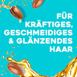 OGX Extra Strength Hydrate & Revive + Masque capillaire à l'huile d'argan du Maroc (300 ml), masque capillaire luxueux à l'huile d'argan riche et aux protéines de soie Naty Shop Hair Mask