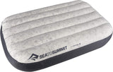 Sea to Summit - Oreiller de voyage Eros Down L - Ultraléger et gonflable - Matériau 10D - Oreiller en duvet de qualité supérieure - Antidérapant - Pour la randonnée et le camping - 42 X 28 X 12 cm - Gris - 95 G Naty Shop Oreillers de voyage gris 1 pièce (1 paquet)