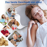 Oreiller orthopédique ergonomique en mousse à mémoire de forme Hothands Oreiller de soulagement des douleurs abdominales sur le côté du dos Améliore la qualité du sommeil 62X41X13 / 11Cm Oreillers orthopédiques cervicaux Naty Shop
