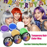 Teinture capillaire temporaire verte, ton de cheveux coiffant pour hommes femmes, pommade capillaire naturelle, cire de teinture capillaire pour fête, cosplay et Halloween, Noël, teinture capillaire temporaire en crème (100 g, vert) Naty Shop
