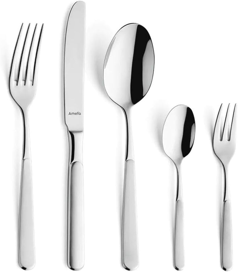 Ménagère Amefa Satina en 60 pièces, pour 12 personnes, coffre-fort Cuisine Naty Shop Satina 30-Teilig