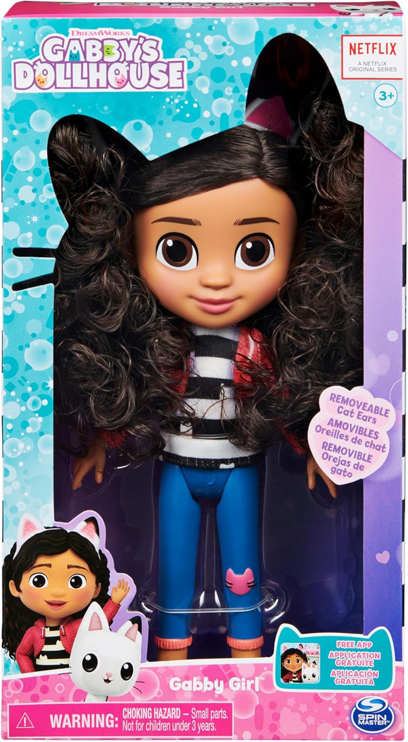 GABBY'S DREAMWORKS DOLLHOUSE - Poupée Gabby Girl de 20 cm, à partir de 3 ans