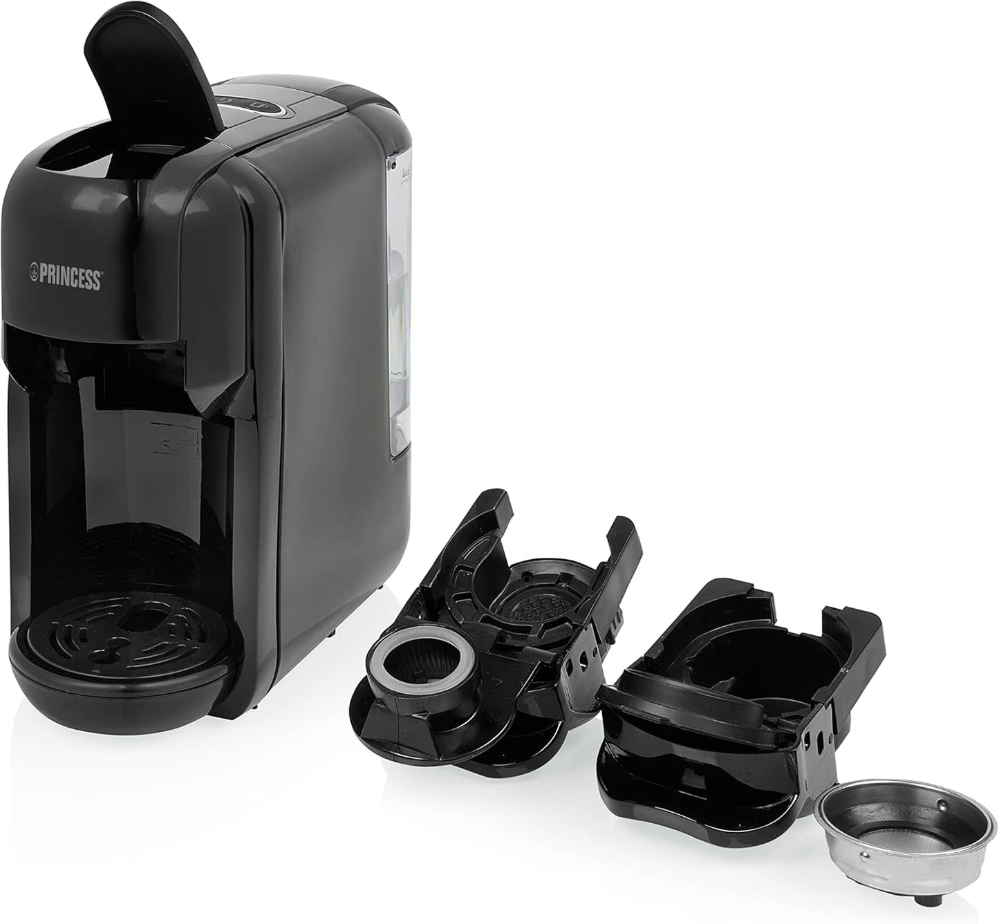 Princess Espressor 249452 – Pour capsules Nespresso™, Dolce Gusto et ESE – Pompe italienne 19 bars – 0,6 L – 1450 W