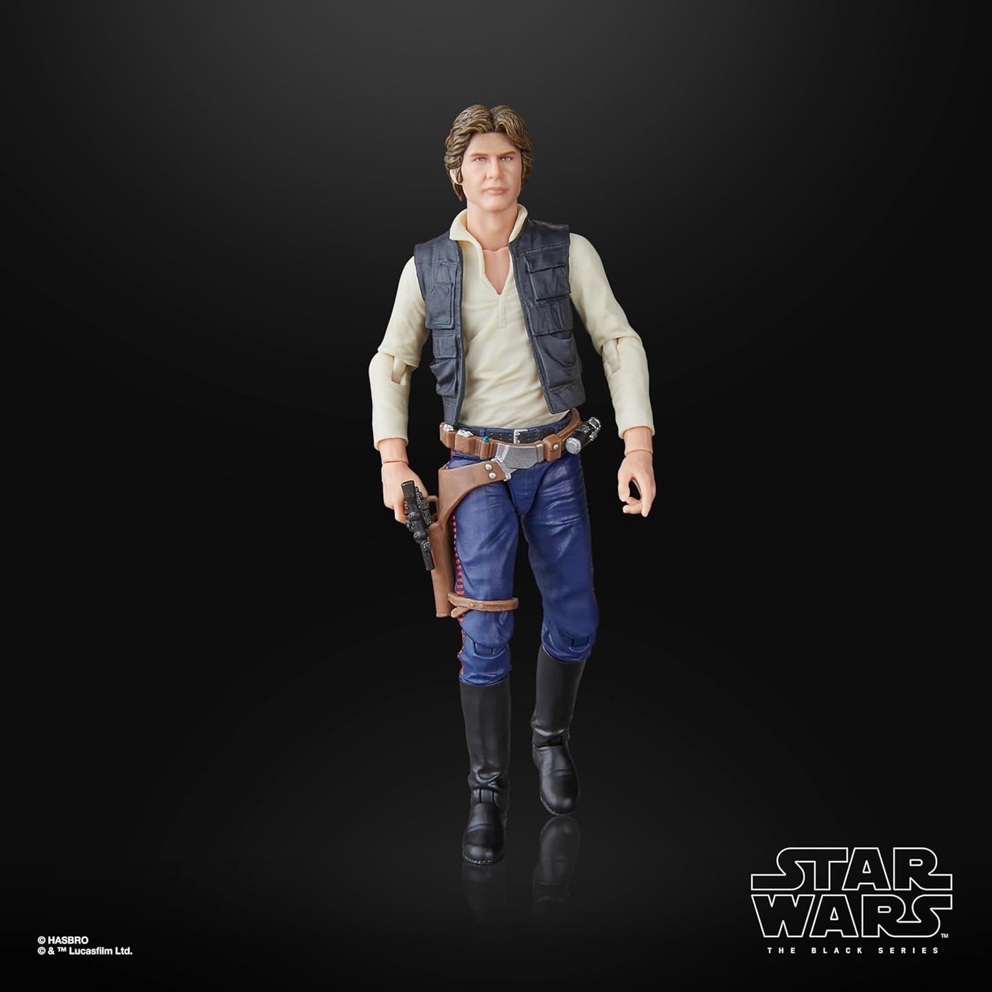 Star Wars The Black Series Han Solo, Star Wars : A Hope Premium Collectible Action Figure (15 cm) Figurines Naty Shop