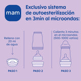 Coffret nouveau-né MAM, coffret cadeau, composé de : 2 x biberons anti-coliques 160 ml, 1 x biberon anti-coliques 260 ml, 1 x tétine Original Start, 1 x broche pour tétine, à partir de 0 mois, Neutro