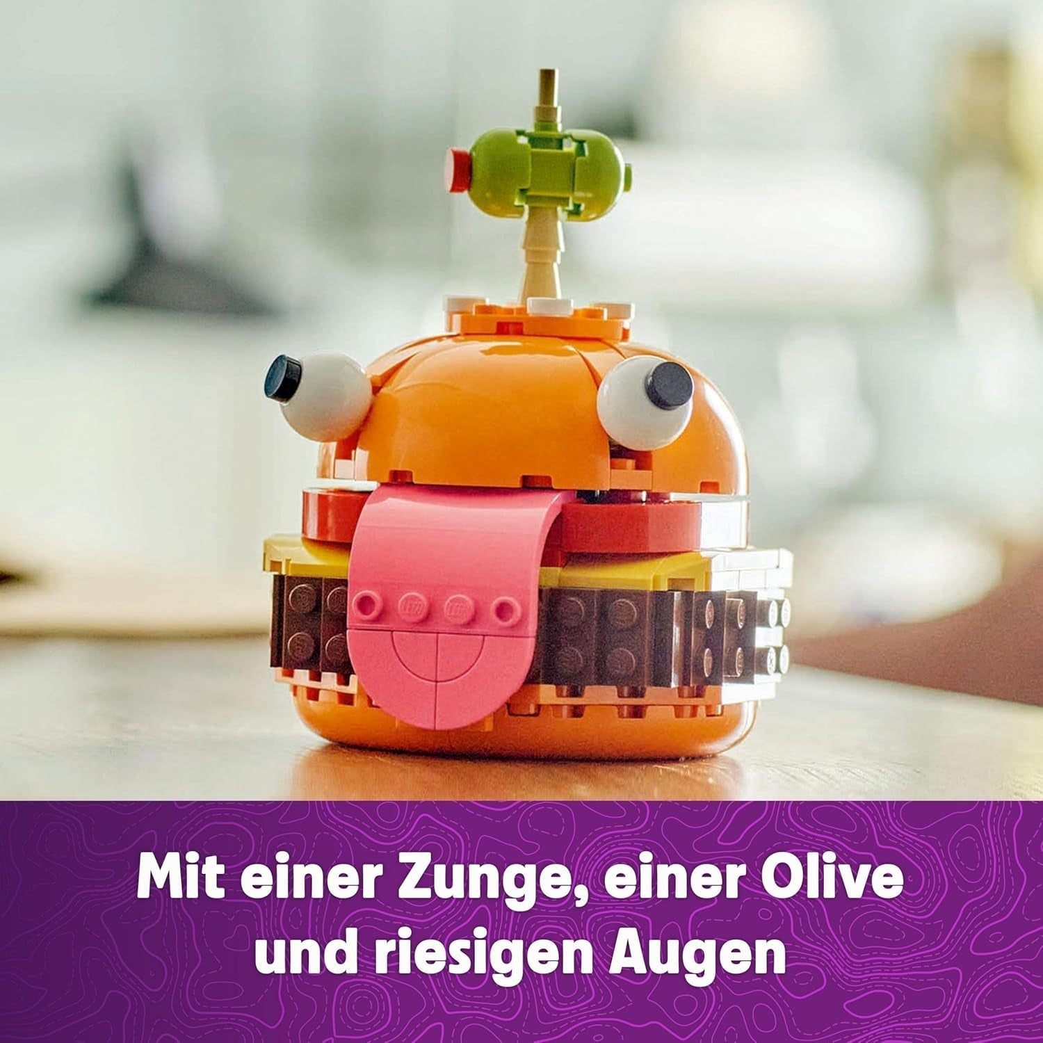 LEGO Fortnite Durrr Burger, jeu de construction de jeu vidéo pour joueurs à partir de 9 ans, modèle d'exposition, figurine de collection, cadeau pour enfants, adolescents et adultes, objet de collection 77070 Ensembles de construction Besuche den LEGO-Store