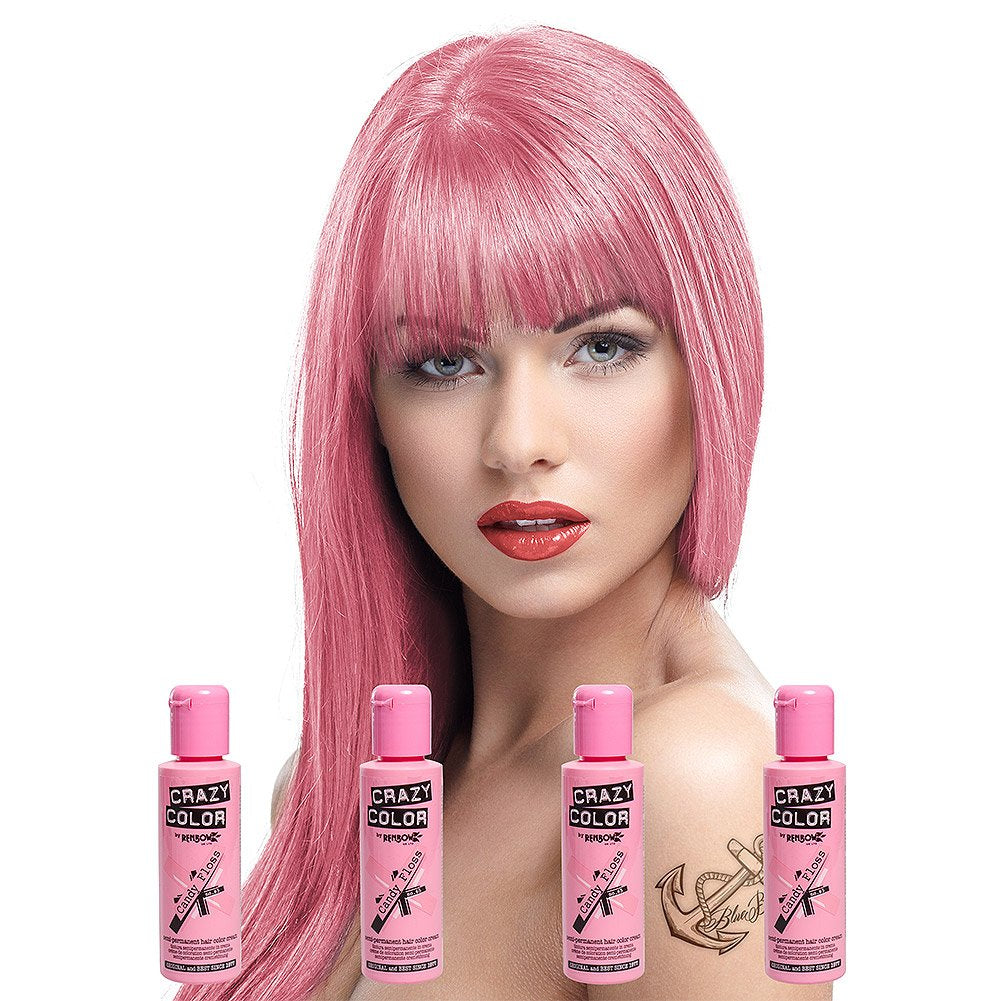Coloration capillaire semi-permanente UV GO TOXIC 100 ml (paquet de 4)