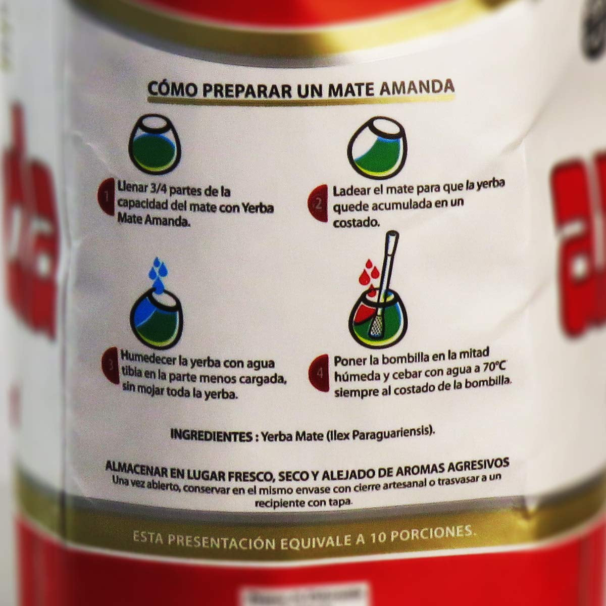 Thé Elaborada Yerba Maté 500G | Thé maté traditionnel | Thé Yerba Mate Elaborada Con Palo Feuilles en vrac 0,5 Kg