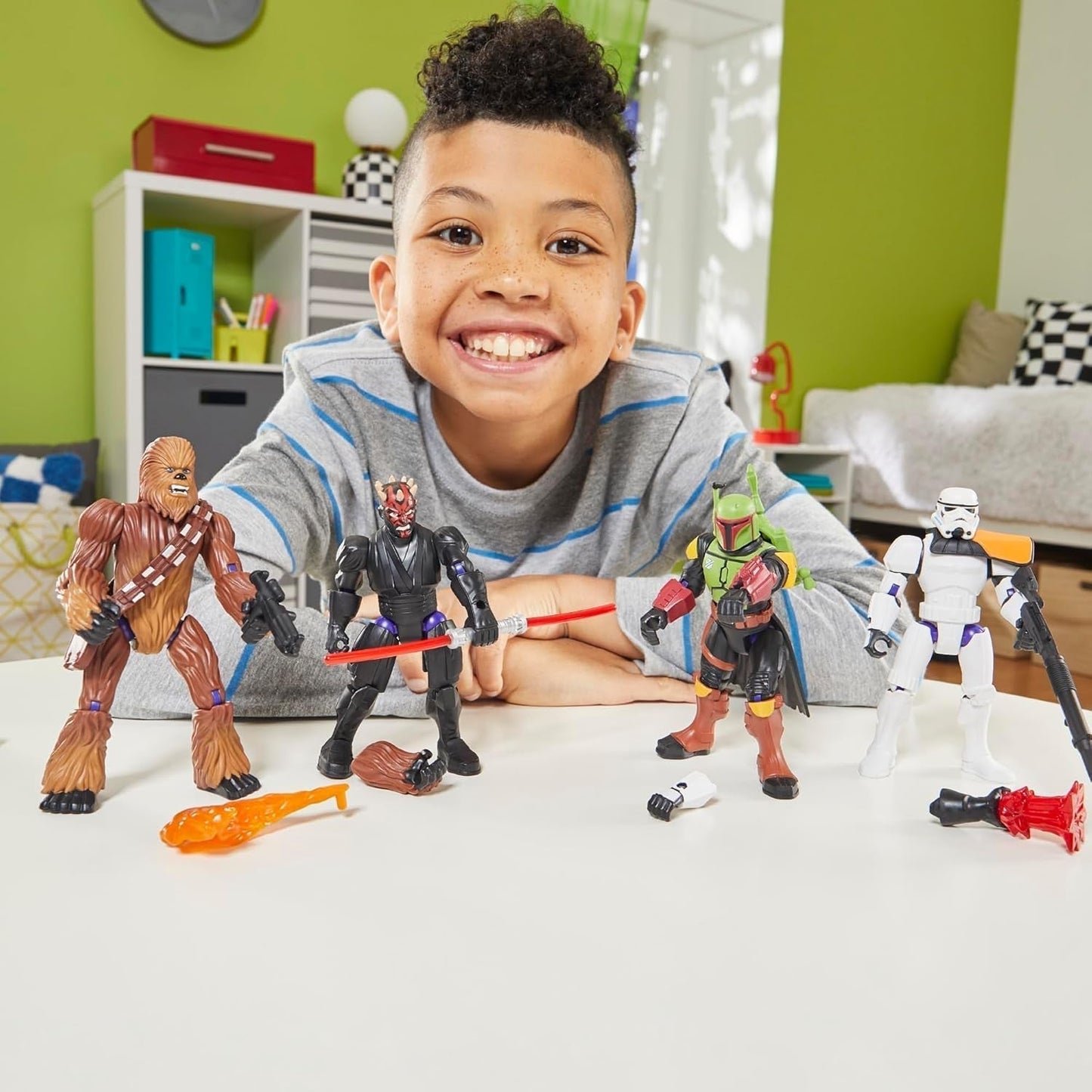 Star Wars Mixmashers Boba Fett Figurine personnalisable à mélanger et accessoires Figurines Naty Shop