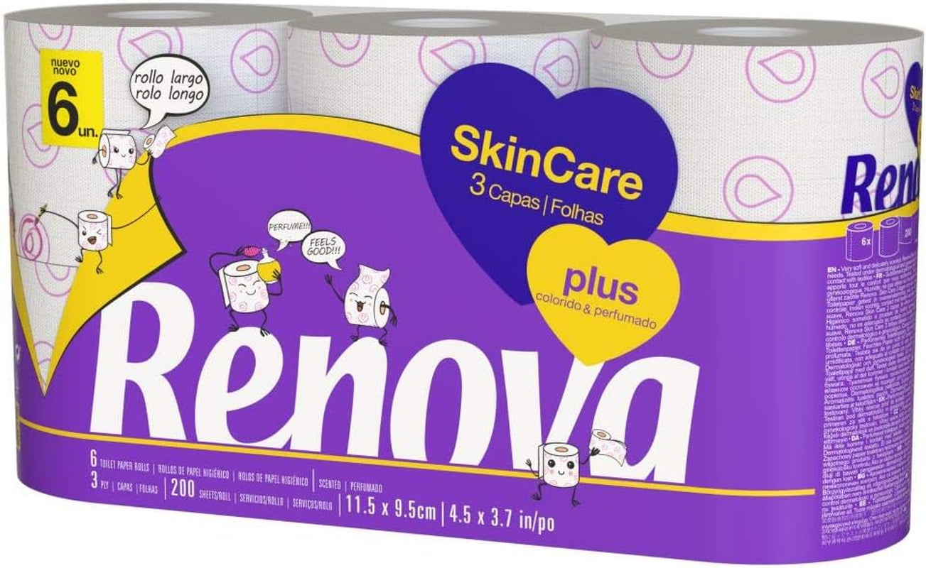 FORNOR RENOVA 67125 PAPIER TOILETTE RENOVA SOIN PARFUMÉ